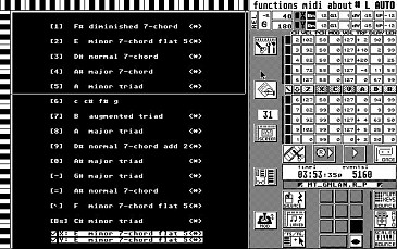 Midijoy, Midi improvisation tool for Atari ST