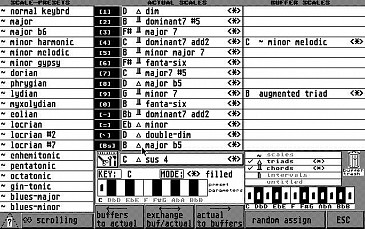 Midijoy, Midi improvisation tool for Atari ST