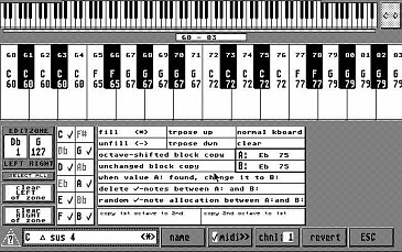 Midijoy, Midi improvisation tool for Atari ST