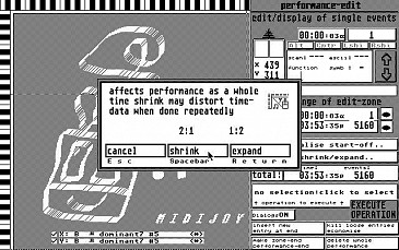 Midijoy, Midi improvisation tool for Atari ST